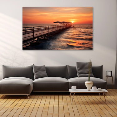 Ocean Dock Painting